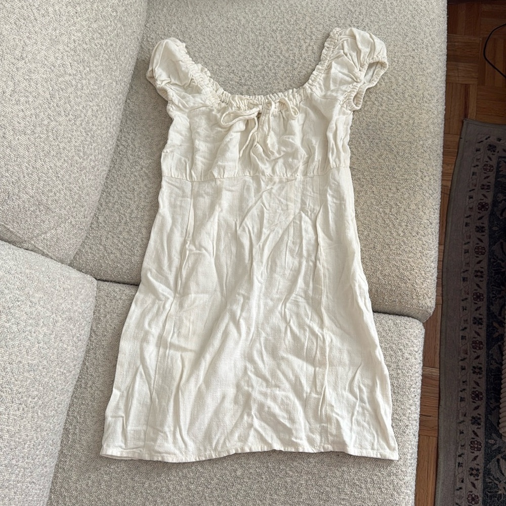 NWT Cream/White Summer Sundress